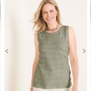 CHICO’S Tiered Layering Tank.